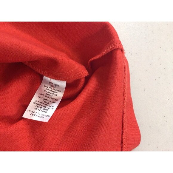Connected Apparel Red Dress Womens 16 - Picture 9 of 9